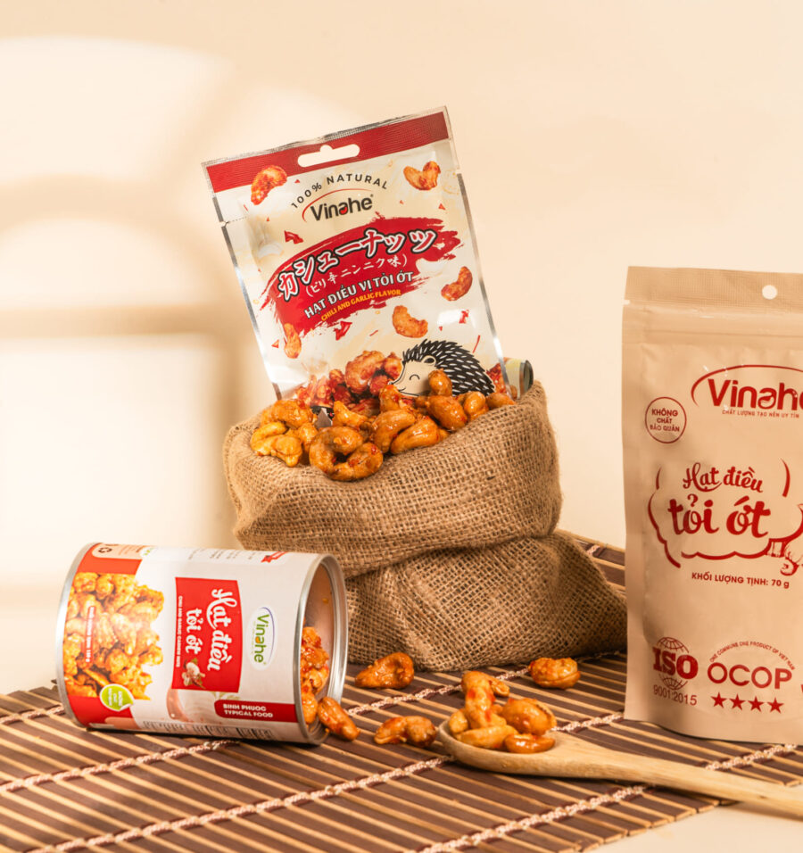 HẠT ĐIỀU TỎI ỚT